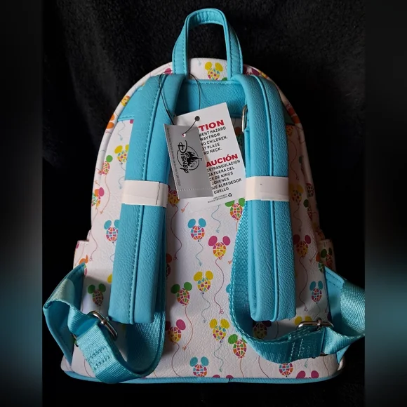 Disneyworld 50th Balloon Loungefly Mini Backpack - Picture 3 of 4
